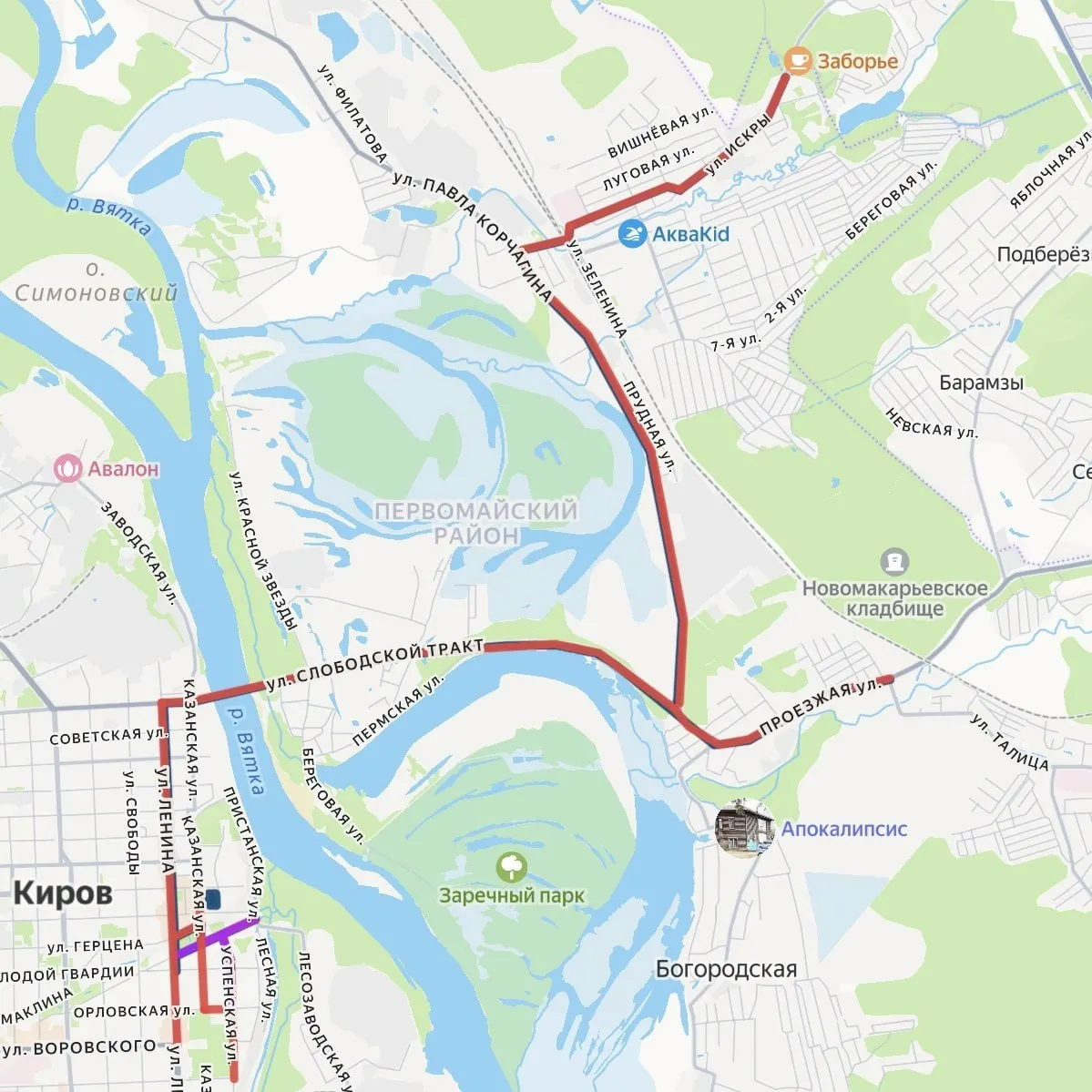 С 9:00 и до завершения шествия будет ограничено движение на ряде участков улиц города. Выход крестного хода из Кирова запланирован на 10:00.