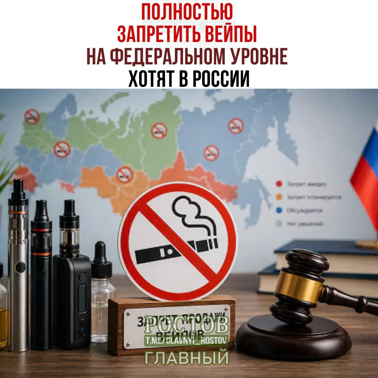 Появилось предложение запретить производство и продажу электронных сигарет на федеральном уровне. Регионы могут вводить собственные ограничения до вступления закона.