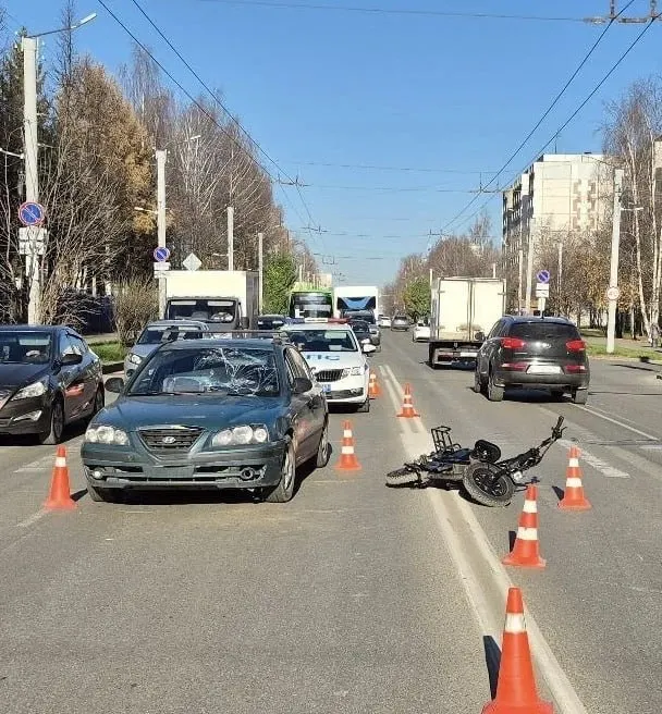 В&nbsp;Кирове наезд на&nbsp;электровелосипедиста: пострадавший получил травмы