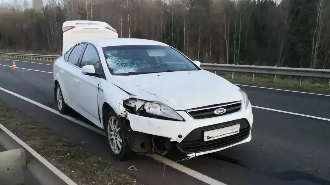 На 104 км трассы между Кировом и Удмуртской границей водитель Ford Mondeo сбил мужчину-пешехода; пешеход погиб на месте.